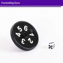 1个预言转盘创意数字占卜骰子，趣味桌面减压玩具 - 节日礼物 - 生日礼物 - 完美礼物 - 彩色 - 查看 4