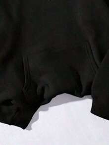 American Polyester Hoodie With Smiling Car Pattern For Women - Black - View 5