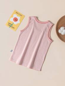 3pcs/Set Girls' Rose Floral Mesh Hollow Tank Tops, Lightweight, Breathable, Quick-Dry Cotton Summer Tops - Multicolor - View 3
