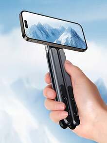 1pc 3-In-1 Foldable & Adjustable Height Magnetic Multi-Function Stand, Suitable For Smartphones, Tablets, Computers And Laptops, Provides 8 Height Adjustment Settings, Ergonomic Design, Stable As An Easel, Strong Magnetic Force, Quick Positioning, More Elegant And Convenient. - Multicolor - View 5