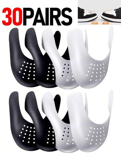 5/1 Pair Shoe Crease Protectors, Suitable For Sneakers, Anti-Wrinkle Toe Cap Protectors, Fit For Most Athletic And Casual Shoes, Comfortable Shoe Crease Protectors For Men US 7.5-12 And Women US 5-8.5, Lightweight Shoe Care Accessories For Daily Wear,Women's Day,Travel Essentials,Wedding Favours,Y2k,Bedroom,Car Accessories Women,Kitchen Decor,Cute Stuff