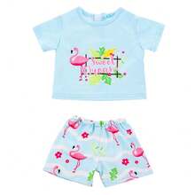 可爱水果卡通动物娃娃睡衣，适合16-18英寸娃娃 - 彩色 - 查看 12