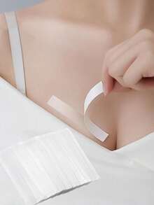 108pcs Fashion Double-Sided Tape, Strong Transparent Body Tape, Adhesive, [36pcs/Pack] Body Tape, Double-Sided Tape, Breast Petals, Invisible Bra, Fashion Tape, Travel Essential - Multicolor - View 4