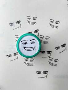 Random Color Stamp Box - Cute & Fun Black Stamps - Novelty Stamps - Suitable For Daily Office, Labels And Signage Stamps, Christmas, Halloween, Valentine's Day - Multicolor - View 4