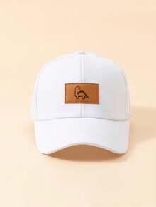 Mũ lưỡi trai trẻ em bằng da giả hình khủng long dễ thương, thích hợp sử dụng hàng ngày. - 1PC - Xem 8