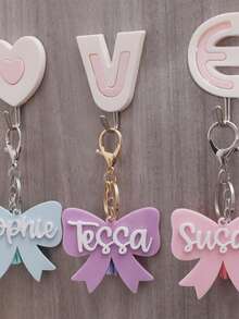 Personalized Name Keychain,Custom Keyring For Kids, Birthday Or Back To School Bag Charm - Custom Keychain - View 4