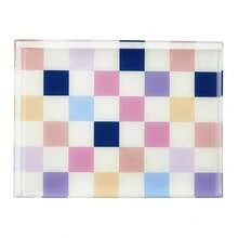 15.7" W Acrylic Multi-Color Block Rectangle Decorative Tray – Modern Stylish Organizer For Coffee Table & Vanity - 預設 - 查看 2