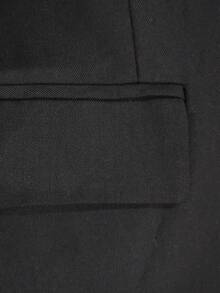 Men's Suit Jacket, Business Formal Attire For Occasions, Suitable For Weddings, Parties, Office, Company Events - Black - View 6