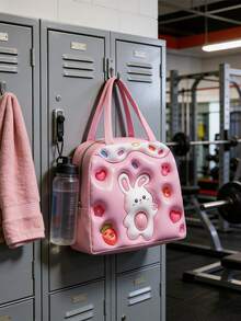 Cartoon Lunch Box Bag, Handheld Lunch Bag, Insulated Lunch Box, Elementary Student Lunch Bag, Office Worker Lunch Bag - Multicolor - View 7