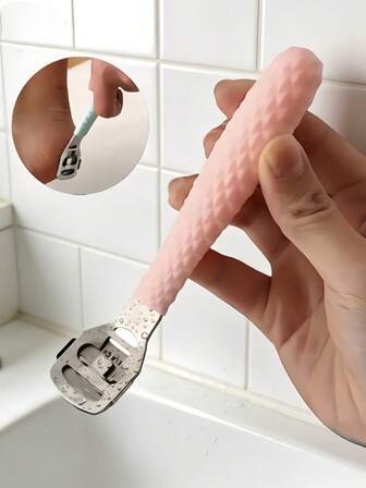 3pcs Blades + 1pc Foot Scraper, Foot Care Tools For Removing Dead Skin And Calluses, Foot Skin Care Tools, Foot Bottom And Heel Planer, Pedicure Set, Personal Care And Beauty Small Tools