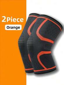 1pc/2pcs Knee And Sleeve Pads, Knitted Fabric Non-Slip Knee Strap, Sports Joint Protector For Outdoor Running, Basketball, Cycling To Provide Protection And Comfort - Multicolor - View 10