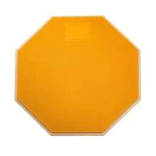 8英寸多色橡胶消音垫，高品质垫子，双面三层静音鼓练习垫，适合初学者套装、鼓练习、多层设计、小巧便携，鼓练习套装，初学者鼓手 - 彩色 - 查看 12