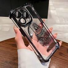 Grim Reaper Floral Design Phone Case Cover compatible with Samsung Apple VIVO OPPO  and Honor phone cases Made of TPU material providing shockproof and drop protection A unique gift for family friends loved ones boyfriend girlfriend and for Halloween - Negro - Ver 1