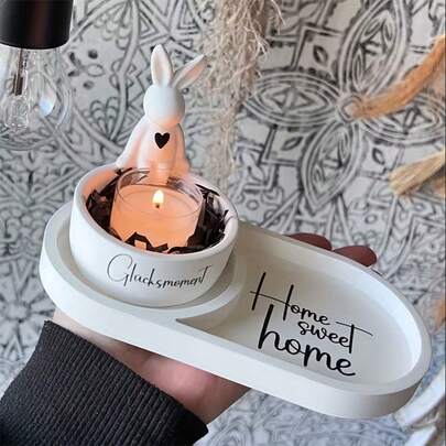 1个硅胶收纳托盘模具 - 椭圆形隔间圆形模具 - 树脂、石膏、混凝土浇铸椭圆形收纳模具 - 适用于DIY工艺品、家居装饰收纳