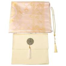 3pcs Travel Prayer Rug Set, Portable Prayer Mat, 99 Beads Rosary, Storage Bag, Ramadan Gift, Middle East Pilgrimage Supplies, Jacquard Pattern Prayer Rug, Prayer Pad, Decorative Meditation Reading Portable Prayer Mat Unisex - Multicolor - View 19