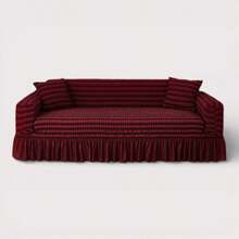 1pc Thick Stretch 360° Sofa Cover, 3D Bubble Design, High-End Protective Slipcover, Machine Washable - Multicolor - View 30