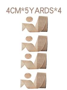 Fita de linho de 20/5 jardas com borda de arame - Material de poliéster, adequada para embrulhos de presentes, laços, guirlandas e decorações de árvores de Natal - Disponível em vários tamanhos e cores. Ideal para presentes femininos, presentes para o Dia das Mães, flores, estames, projetos de artesanato, decoração de ambientes, decoração de quartos, plantas, decoração de casamentos, etc. - Multicolorido - Ver 28