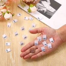 Fabric Tags For Clothing Labeling And Sewing Supplies - White - View 4