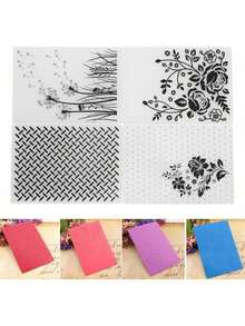 EstiloTendenciaCarpeta De Estampado, 4 Piezas De PláStico En Relieve, Plantillas Para DecoracióN De Manualidades, áLbumes De Recortes, Tarjetas, áLbumes De Fotos, Sellos De Papel Para ManualidadesCalidad PremiumVersióN Mejorada - 1 - Ver 10