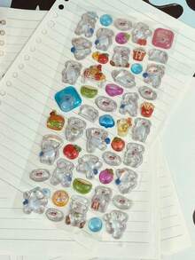 各种涂鸦贴纸，适用于个性化吉他、行李箱、DIY防水家居装饰和儿童手工制作。 - 彩色 - 查看 7