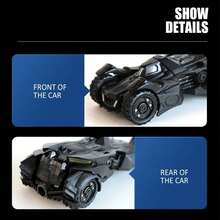 Simba Warner Bros 1:32 Scale Officially Licensed Arkham Knight Diecast Metal Model Car, Openable Doors, Premium Display Model Suitable For Adult Collectors And Enthusiasts - A - View 2