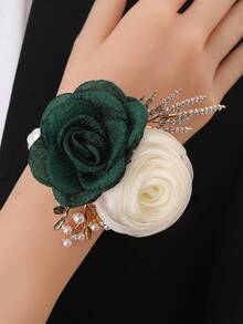 431 - Dark Green + Beige