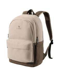 CAMEL CROWN Foldable Large Capacity Travel Bag Backpack, Short Trip Fitness Storage Bag - Khaki - View 1