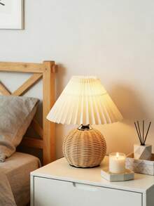 1pc USB Powered Golden Curved Arm Desk Lamp, Retro Style Bedside Lamp, Suitable For Bedroom, Hostel, Dining Room, Camping, Warm Light Atmosphere Lamp - Multicolor - View 2