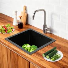 YUNRUX Kitchen Sinks - Black - View 9