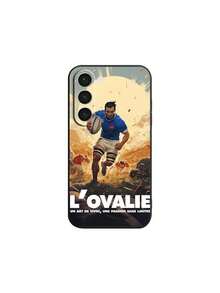 Funda de teléfono móvil TPU para jugador de rugby de invierno de Año Nuevo, protección de lente de cámara, patrón de dibujos animados, funda protectora a prueba de golpes, adecuada para iPhone 17/16/15/14/13/12/11/Air/Pro/ProMax y Galaxy S22/S23/S24/S25 Plus Fe. Ultra, Patrones Divertidos y Extraños Súper Populares, Personajes Lindos y Extraños, Funda de Teléfono de Moda Clásica Esencial Antigolpes Antihuellas Funda de Teléfono Duradera, Patrón de Anime Clásico de Moda Popular y Atractivo - Colores mezclados - Ver 2