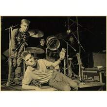 1张无框摇滚乐队史密斯复古海报，复古家居房间酒吧装饰美学艺术壁画帆布艺术印刷品，流行风格 - 彩色 - 查看 26