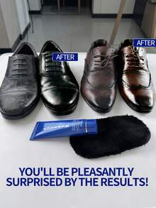 80g Leather Care & Beauty Cream, Suitable For All Leather Colors, Nourishes And Conditions Leather, Can Be Used On Leather Bags, Shoes, Sofas, Comes With Polishing Gloves To Enhance Leather's Texture And Shine., Shoe, Spring Summer Picks, Brides Maid Gifts, Room, Bedroom Decor, Bedroom Decor, Beach, Travel, For Men, For Women, Vacation - White - View 5