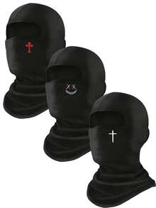 1pc/2pcs/3pcs Unisex Balaclava Hat, Versatile Face Mask Neck Warmer For Cycling, Motorcycle Riding, Hiking, Skiing, Skating And Other Sports