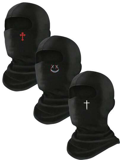 1 st/2 st/3 st unisex balaklavahatt, mångsidig ansiktsmask halsvärmare för cykling, motorcykelkörning, vandring, skidåkning, skridskoåkning och andra sporter