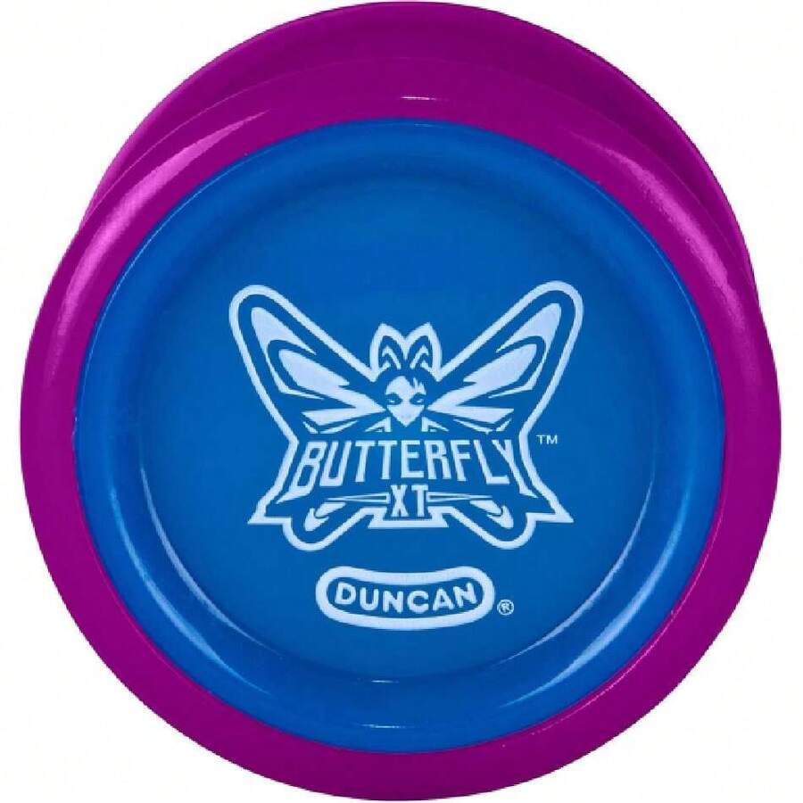 Toys Butterfly XT Yo-Yo con Cuerda, Eje de rodamiento de Bolas y Cuerpo de plástico, Truco de Cuerda, Morado con Tapa Azul,37564466 - Naranja Quemada - Ver 1