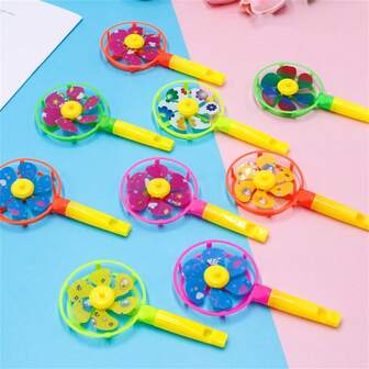 20-Piece Colorful Whistle Windmill Toys - Perfect For Parties, Cheer & Vocalization, Ideal Gift For Birthdays, Graduations & More