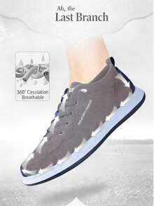 2026 Spring New Men's Casual Shoes, Comfortable Canvas Slip-On Sneakers, Breathable Fabric, Lightweight Soft Sole Non-Slip Loafers - Black - View 5