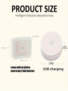 6入組 LED 感應式智慧燈、櫥櫃夜燈、室內感應壁燈。適用於臥室、廚房、衣櫥、樓梯、浴室、走廊、居家、客廳、派對及節日裝飾。 - 感應燈 - 查看 3