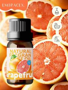 EMBRACEX. 10ml Grapefruit Essential Oil, Suitable For Aromatherapy, Home Fragrance Diffuser, Yoga, DIY Candle Making, Fragrance Diffuser, Home Fragrance - Grapefruit - View 2