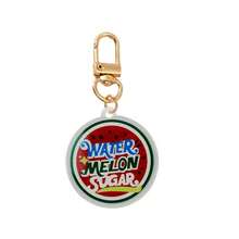1/3pcs Shiny Watermelon Elegant Keychain Pendant, "Viva La Vida" Cute Fruit Keychain Pendant, Creative Bag Charm, Christmas Keychain
