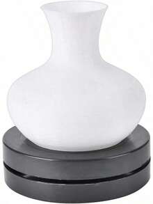 EstiloPlato Giratorio Craft, Placa giratoria de cerámica, Artesanal Hecho a Mano Arcilla Platos Giratorio Cerámica Herramienta Escultura Plato de Accionamiento Directo (Diámetro 17,8)Versión mejorada - Diámetro 17,8 - Ver 11