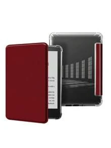 Kindle 6英寸第11代（2024年和2022年发布）电子书保护套 - 超薄透明TPU后盖，带自动唤醒/睡眠功能，也适用于Kindle Paperwhite第12代（2024年发布），可定制，适合日常使用和节日送礼 - 彩色 - 查看 2