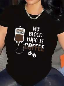 Camiseta de mujer con patrón del oeste de California, diseño de la puesta de sol de la playa de Malibu, camiseta de verano cómoda y de manga corta ideal para días de vacaciones o para usarla en días normales. - Negro - Ver 1
