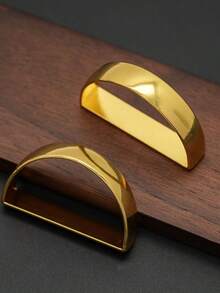 6pcs D-Shape Napkin Rings, Suitable For Home, Restaurant, Dining Table Decor, Party & Holiday Decoration, Napkin Clips - Multicolor - View 8