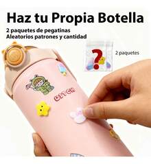 TendenciaTermo De Agua De Acero Inoxidable A Prueba De Fugas CampingCalidad premium - Rosa chicle - Ver 8