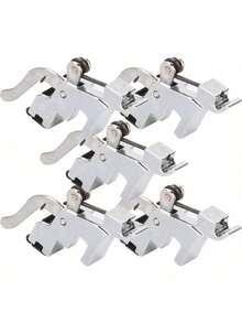 EstiloGLOGLOW Adaptador de V¨¢stago Bajo a Presi¨®n para M¨¢quina de Coser, 5 Piezas, Soporte de Pie Multifuncional, Compatible con M¨¢quinas Dom¨¦sticas y ProfesionalesVersión mejorada