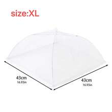Cubierta plegable para alimentos, malla transpirable para insectos, protector de alimentos a prueba de polvo y mosquitos, adecuado para mesa de comedor del hogar, cocina, picnic, camping, exhibición de alimentos en restaurante - Multicolor - Ver 11