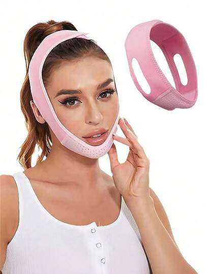 1pc V-Shaped Face Lift Mask, Chin Strap, Women V-Shaped Face Lift Mask, Chin Exerciser