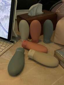 Reusable Silicone Travel Bottles With Flip Cap, Suitable For Creams, Lotions, Shampoo, Conditioner - Multicolor - View 4