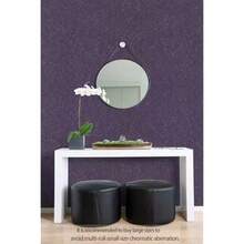 1卷紫色丝绸壁纸,自粘可移除,丝绸质感,适用于房间橱柜装饰,乙烯基材质,防潮防水,易于安装和维护,尺寸45厘米*500厘米/300厘米/100厘米,适用于房间翻新、墙面装饰,设计优雅,易于安装,可撕除,适合租客和房主使用。 - 紫色 - 查看 9